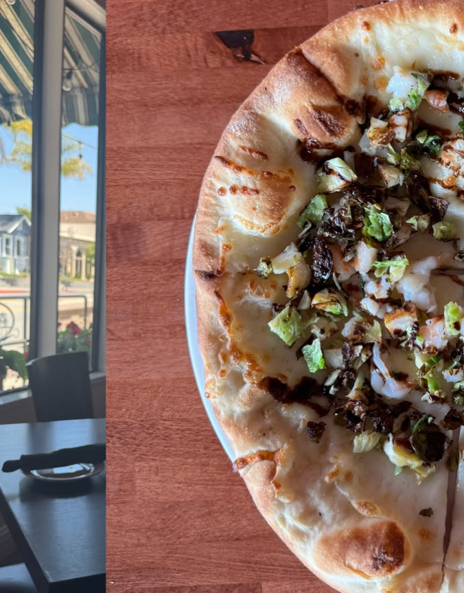 Shrimp and Scallop Pizza