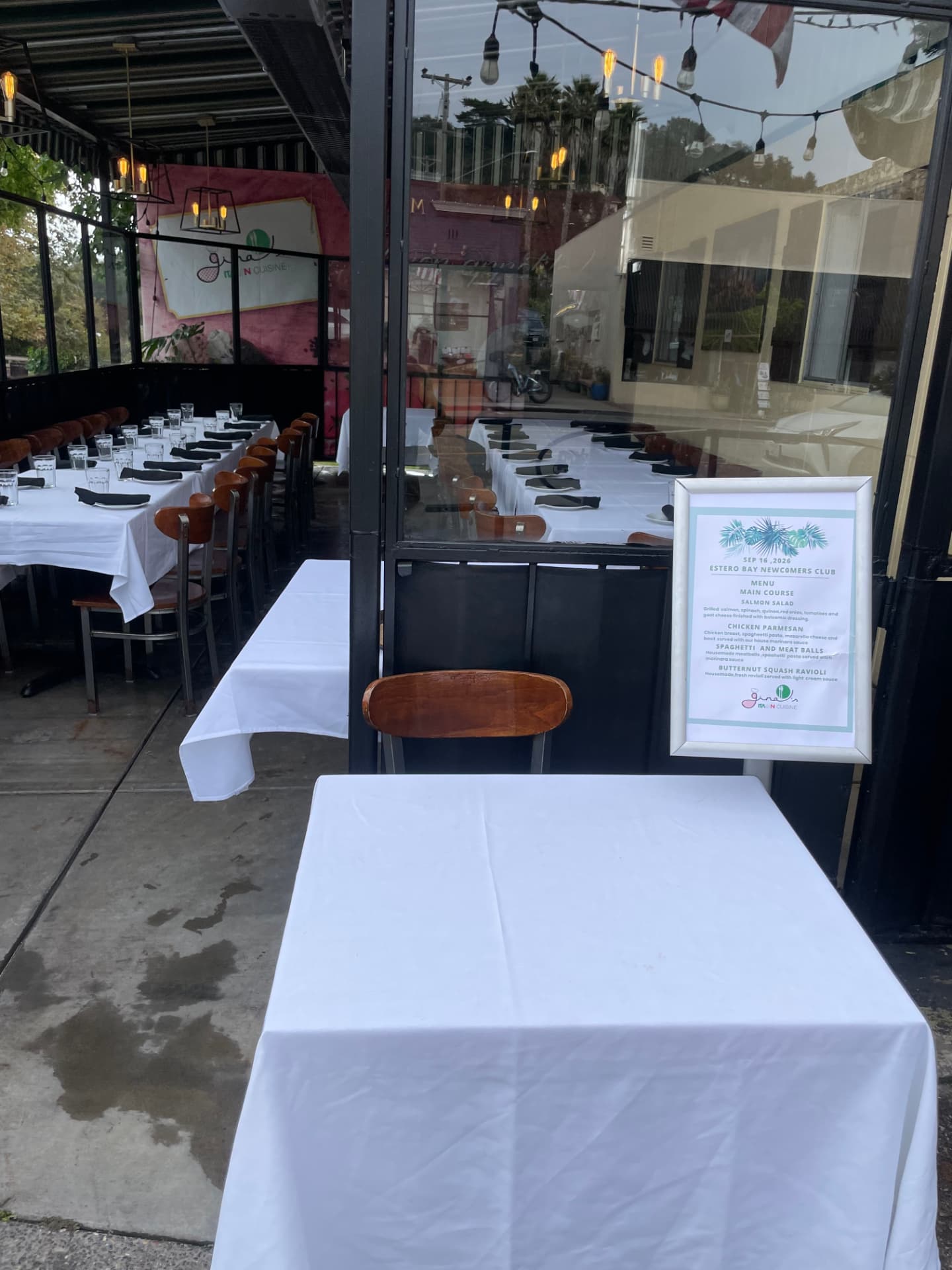 Patio event setup 7